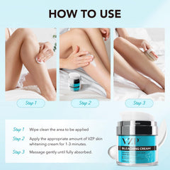 VZP Dark Spot Remover bikini area bottle for precise, gentle use in intimate zones.