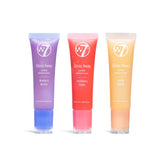 W7 Gloss Away Trio blueberry lip balm close-up with shea butter for deep hydration