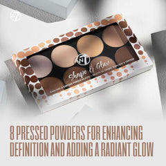 W7 Lift and Sculpt cream shade swatches show versatile contour options for subtle to dramatic looks
