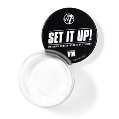 W7 Set It Up matte finish reduces shine for a natural, photo-ready look.