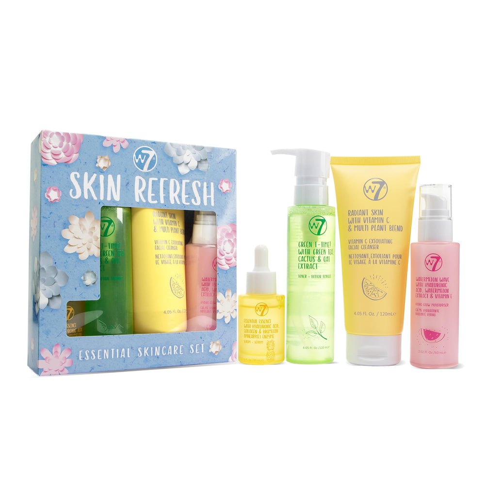 W7 Skin Refresh Cleanser bottle pour for a clean start to your skincare routine.