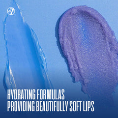 This W7 Sweet Dreams lip mask jar closeup highlights aloe vera for soothing moisture.