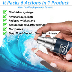 WAESKI application on face demonstrates even application and fast absorption.