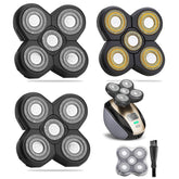 WAHFOX universal 3-pcs 5-blade heads pack for quick replacement