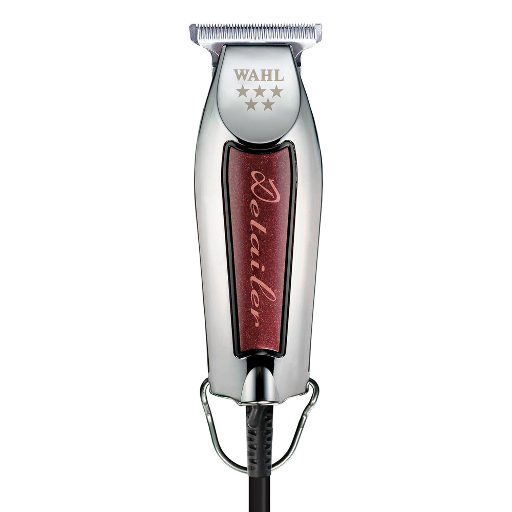Wahl Professional Detailer Trimmer Burgundy blade close-up for ultra-precise detailing