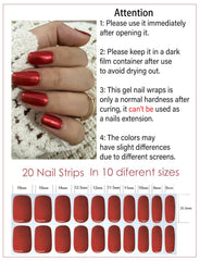 Wahrshei finished look with salon-like shine on natural nails at home