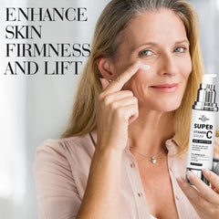 WALEJUC serum drops in action for targeted nourishment on aging skin.