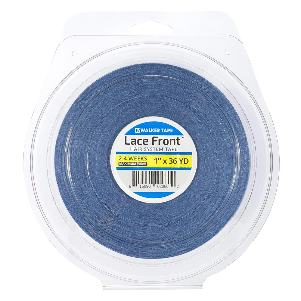 Walker Tape lace front roll packaging for discreet, natural-looking bonds.