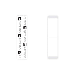 Walker Tape Straight Strip Clear 3/4 x 3 inches showing extended-wear hold and skin-friendly appearance