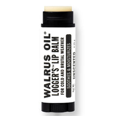 Walrus Oil Logger's Lip Balm 2-pack keeps lips moisturized during outdoor adventures and winter days.