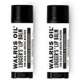 Walrus Oil Logger's Lip Balm in an oval stick for silky, non-greasy lip protection.