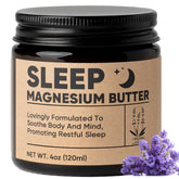 Wanciment Magnesium Butter Sleep Lavender application enhances calm and promotes restful nights.
