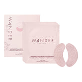 Wander Beauty Baggage Claim rose gold foil under-eye patches brighten and hydrate delicate skin.