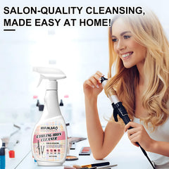WANJAO Iron Cleaner bottle pour enables easy residue removal from curling irons.
