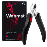 Wanmat toe nail clippers with angled blade for precise ingrown nail trimming