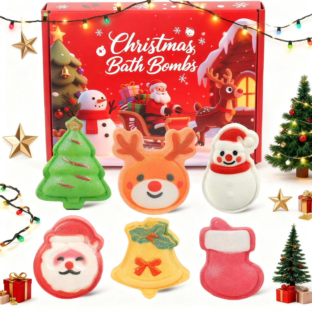 WARMLIFE Christmas bath bomb jingle bell in a tub, ready for festive fun