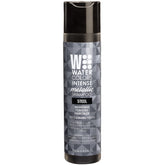 Watercolors INTENSE METALLIC steel bottle deposits color for vibrant hair.