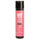 Watercolors Rose Gold shampoo bottle shows vibrant color deposit.