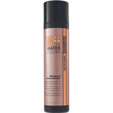 Watercolors by Tressa 3-in-1 shampoo bottle shows molten bronze color deposit for vibrant refresh.
