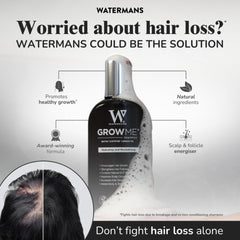 Watermans Grow Me conditioner tube boosts hair thickness and manageability