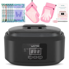 Wattne paraffin wax machine hands view highlighting soothing warmth for dry skin.