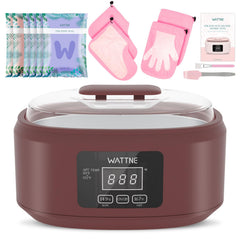 Wattne paraffin wax machine main unit shown on a tidy counter for at-home spa sessions