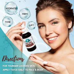 Watts Beauty peptide serum dropper for easy daily application and hydration.
