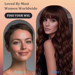 Wave&Breeze breathable adjustable-cap wig offers secure all-day comfort.