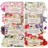Wavertree & London assorted floral elegance soaps 8-pack with long-lasting fragrance.