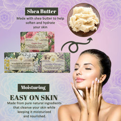 Wavertree & London gift box packaging highlighting premium, chemical-free soap gift.