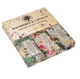 Wavertree & London lavender bar closeup for soothing bath ritual and soft skin.