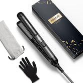 Wavytalk Pro Mini close-up of ceramic 3D plates for smooth straightening