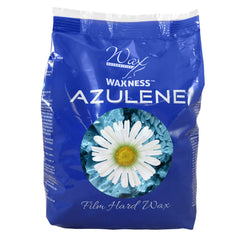 Wax Necessities Azulene wax beads blue-hued for smooth, even hair removal