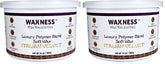 Wax Necessities Velvet Soft Wax tin shows smooth glide for precise waxing