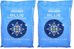 Waxness Premium Hard Wax Blue Pro beads pack 2 for home use