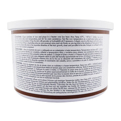 Application view showing smooth spread of Waxness Gentle Soft Wax.
