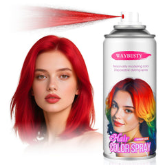 Waybesty fiery red hair spray for bold cosplay looks that last all day.