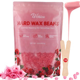 Wchiou rose-formula hard wax beads pack close-up for gentle hair removal