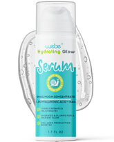 WEBE Naturals snail mucin 94% serum bottle shows a lightweight, hydrating skincare ritual.