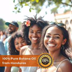WEEMOTD batana oil-packaging highlighting unrefined formula for hair health.