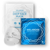 Welaroise Bio Protein Collagen Hydrogel Mask pack for at-home care and routine.