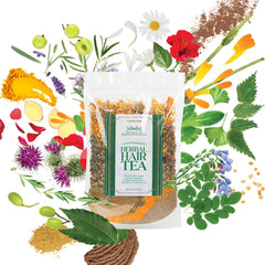 Well's Oil 22 Kinds Tea Rinse infusion steeped for scalp wellness
