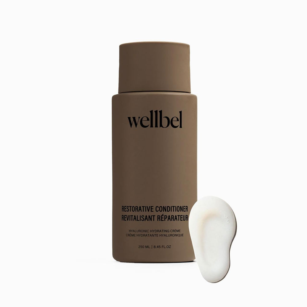 WELLBEL Restorative Conditioner bottle-front highlights lightweight hydration for all hair types