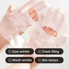 WELLDERMA micro-hole hydrogel-sheet fits snugly to facial contours