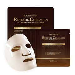 WELLDERMA retinol-peptide lifting mask in action showing subtle firming benefits