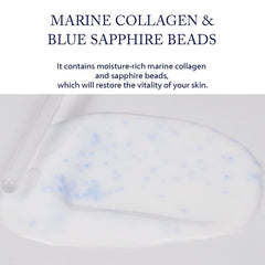 Wellderma Sapphire application swirl shows smooth, non-sticky spread.