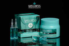 Wellness Premium Products detangling and frizz control on damp hair