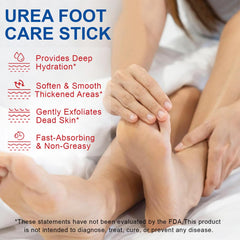 Weluno deep-moisturizing foot cream stick improves skin texture with gradual softening.