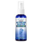 Weluno Piercing Aftercare Spray bottle for gentle cleansing around piercings.
