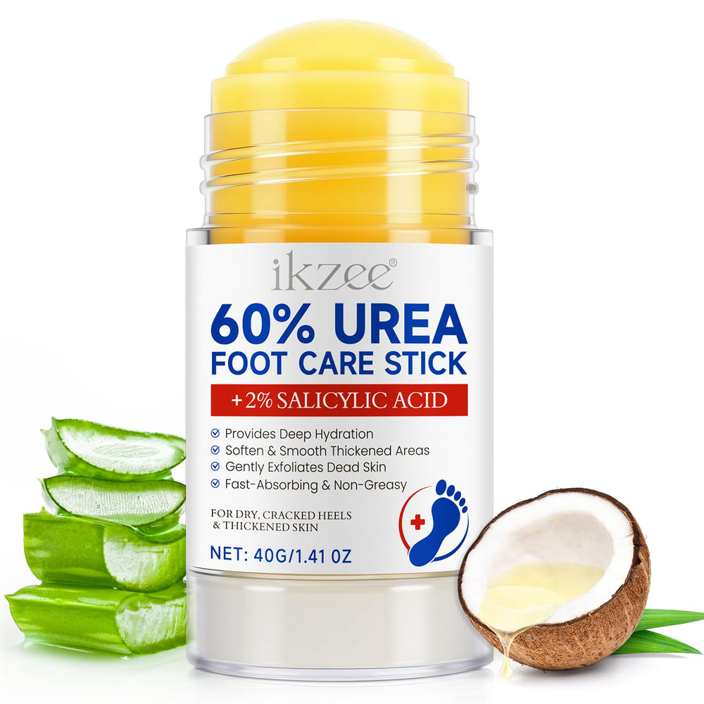 Weluno Urea Stick 60% plus 2% SA; deep moisturization for dry heels.